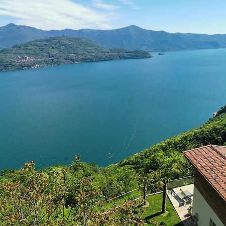 Mia Isola With Lake View, Garden And Swimming Pool Parzanica Esterno foto