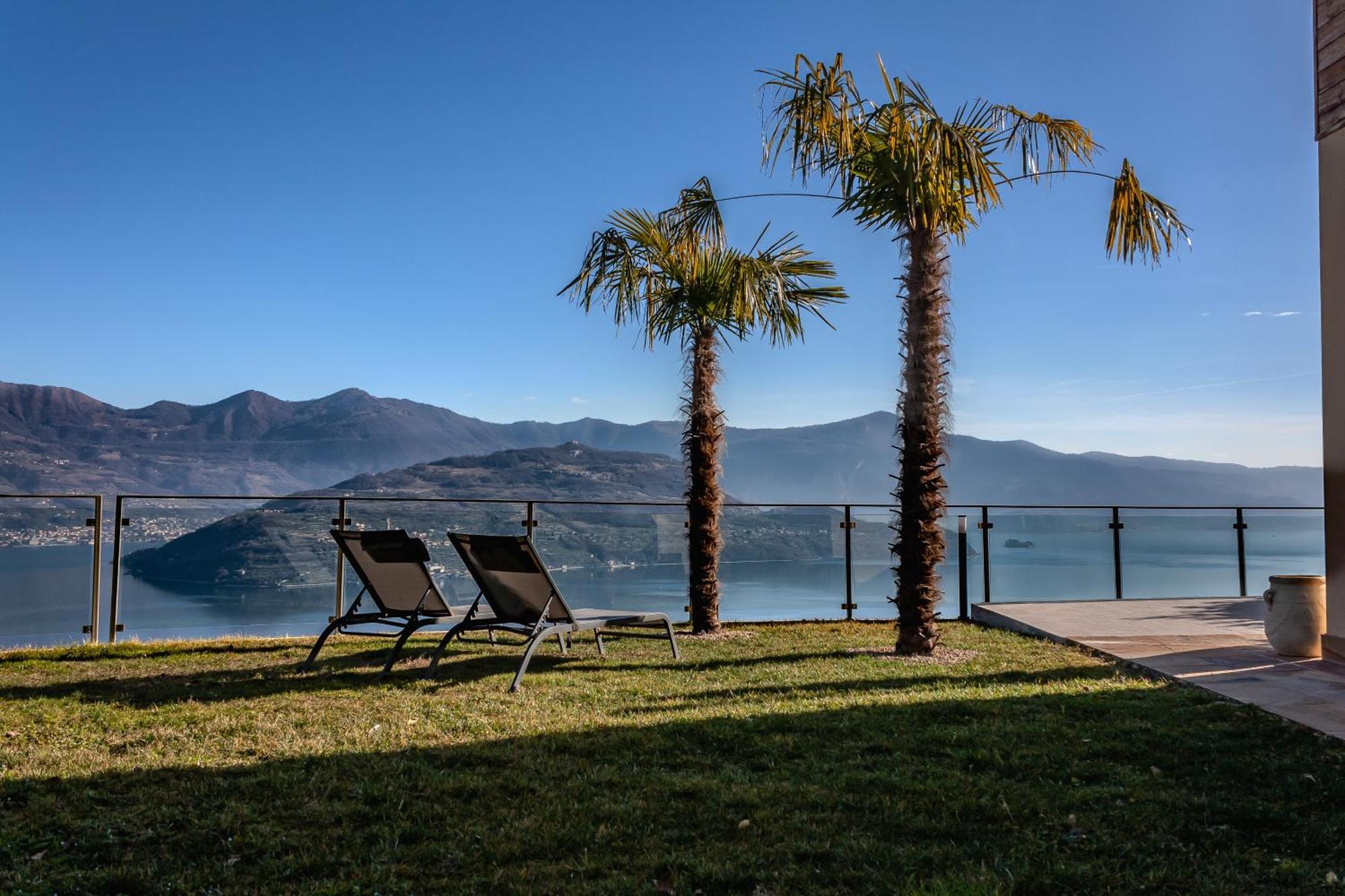 Mia Isola With Lake View, Garden And Swimming Pool Parzanica Esterno foto