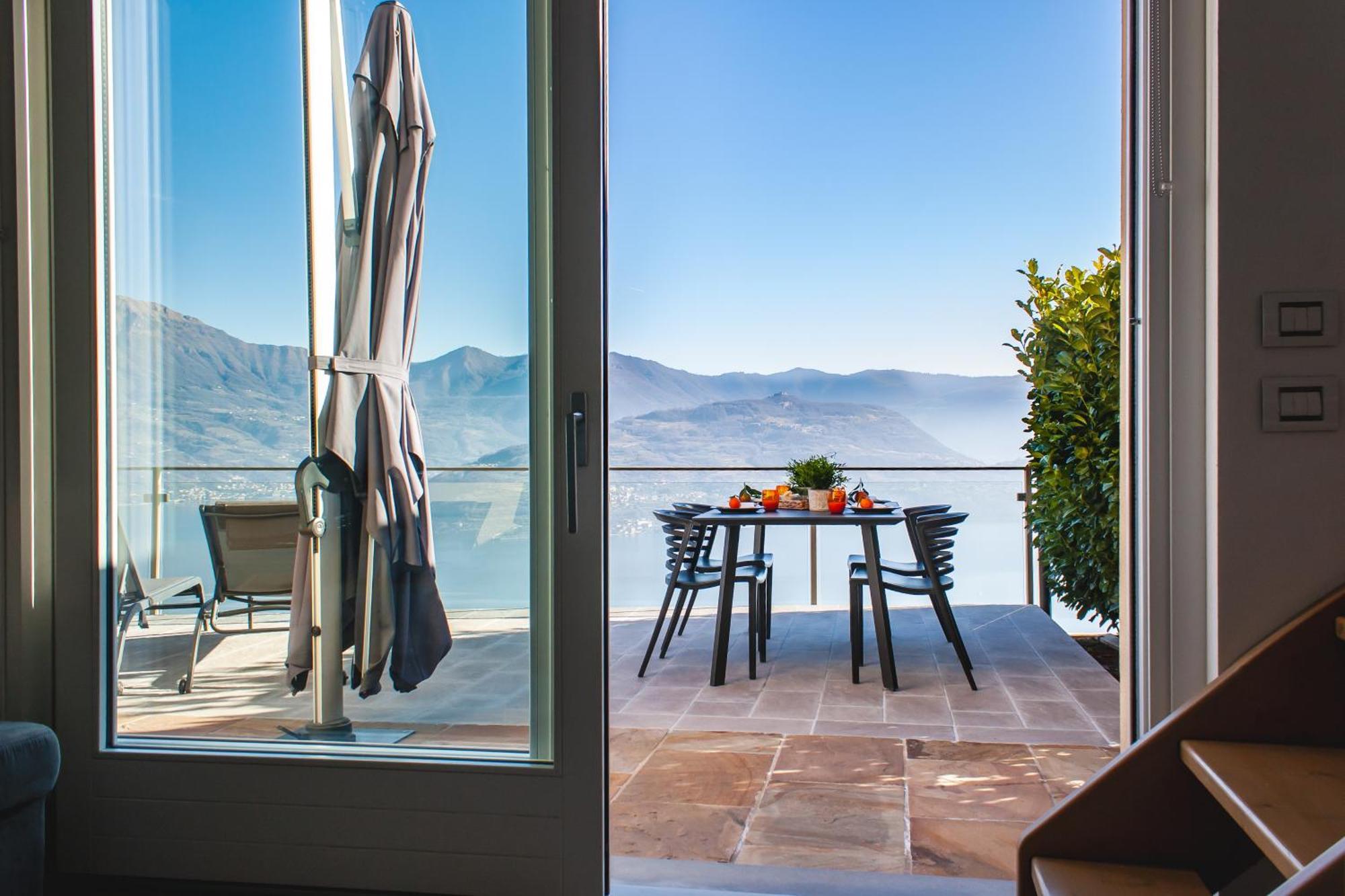 Mia Isola With Lake View, Garden And Swimming Pool Parzanica Esterno foto