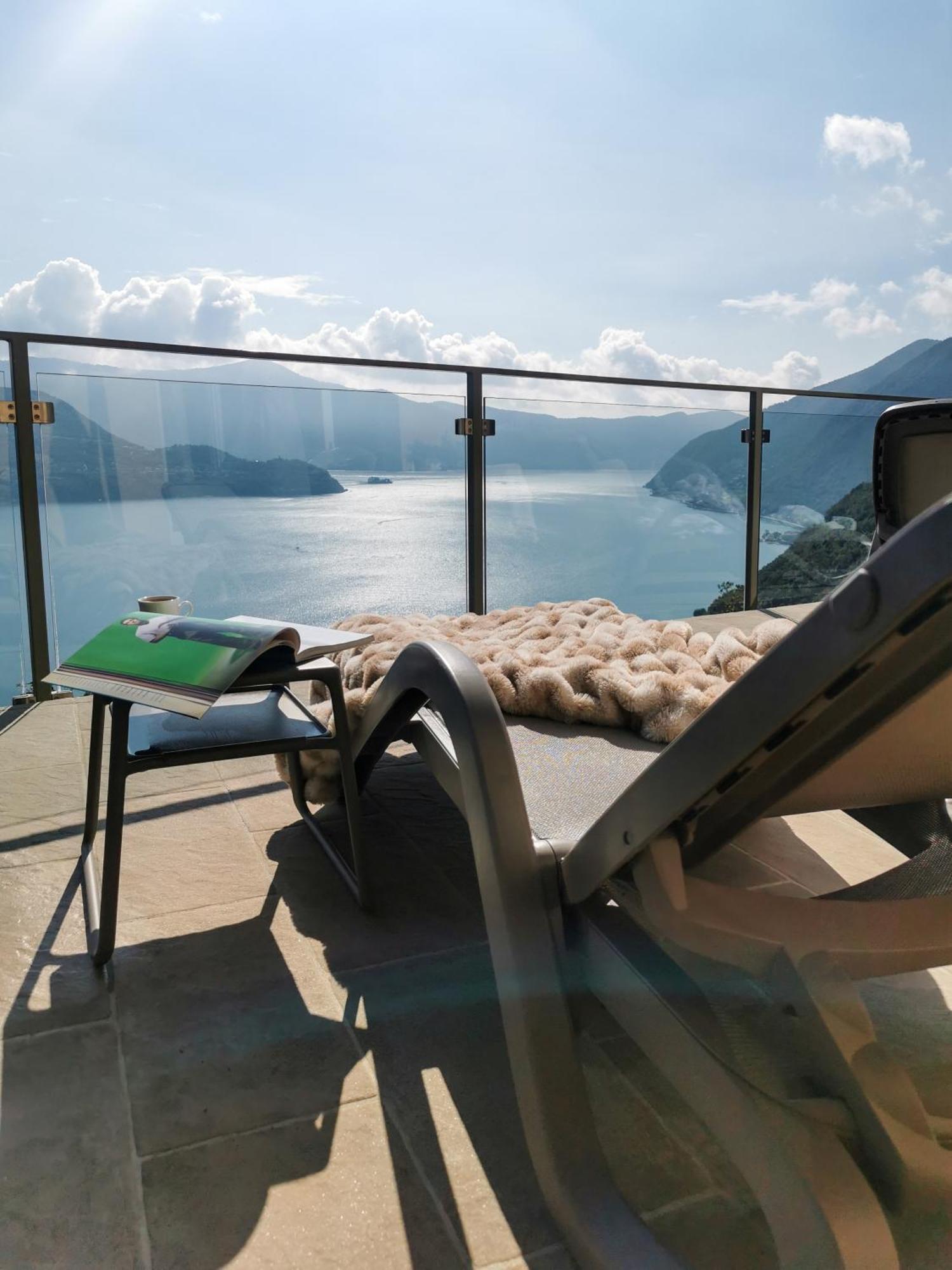 Mia Isola With Lake View, Garden And Swimming Pool Parzanica Esterno foto