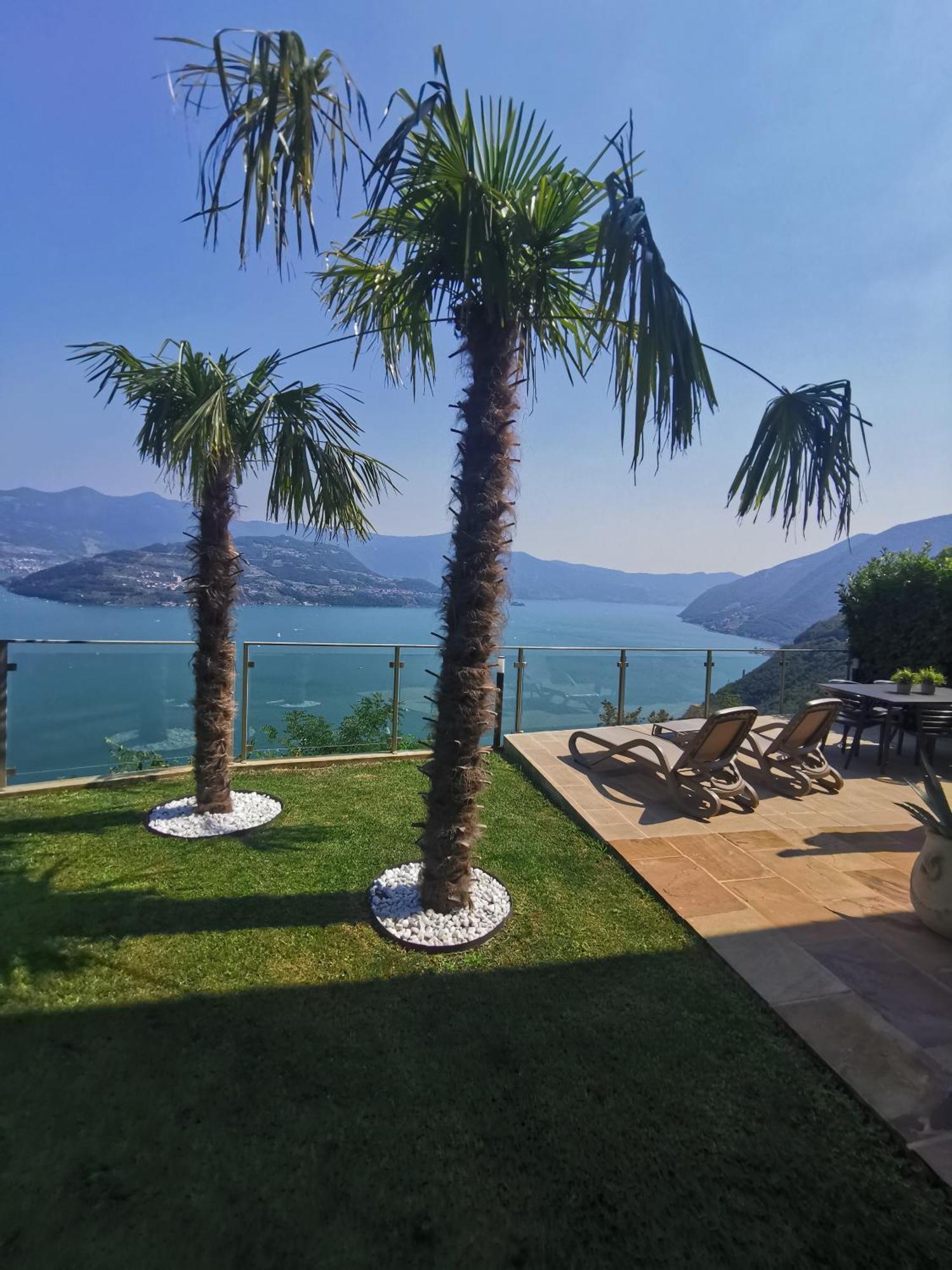 Mia Isola With Lake View, Garden And Swimming Pool Parzanica Esterno foto